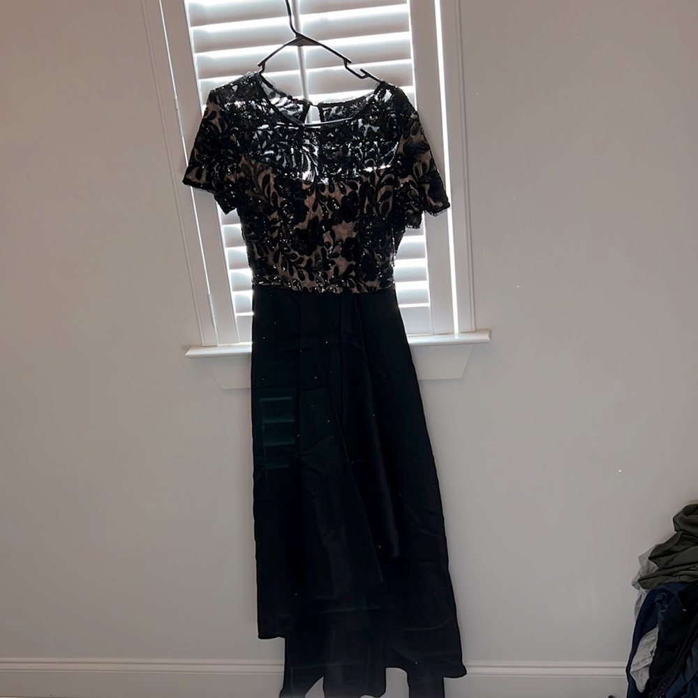 Dress- short in front long in back - used one time